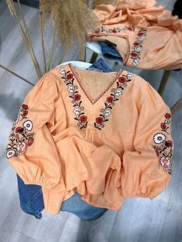 Блуза жіноча № 23043 Вишиванка